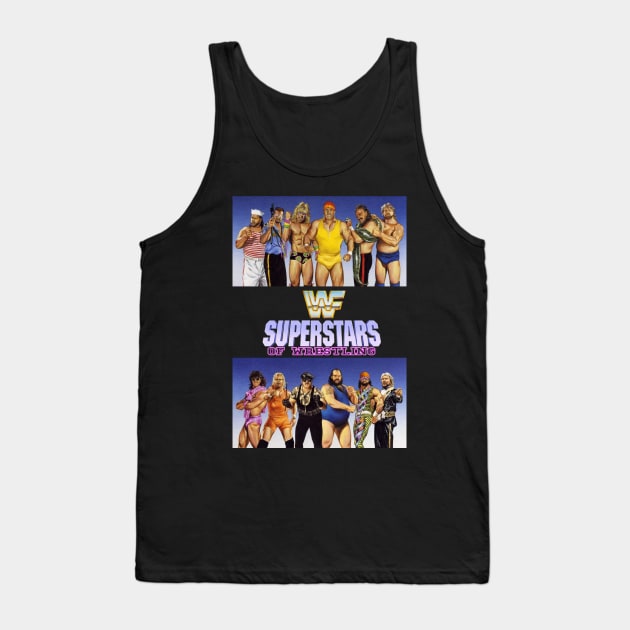 Superstars of Wrestling Tank Top by Meat Beat